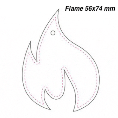 Flame 56x74