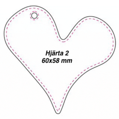 Hjärta 2 60x58