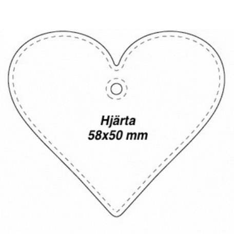 Hjärta 58x50